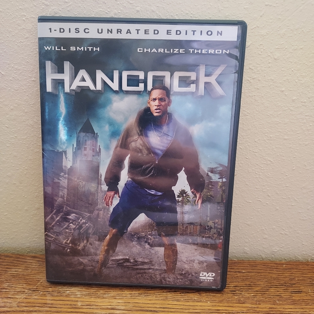 Hancock (DVD, 2008, UR) Pre-Owned Tested Working Good Shape Great Movie
